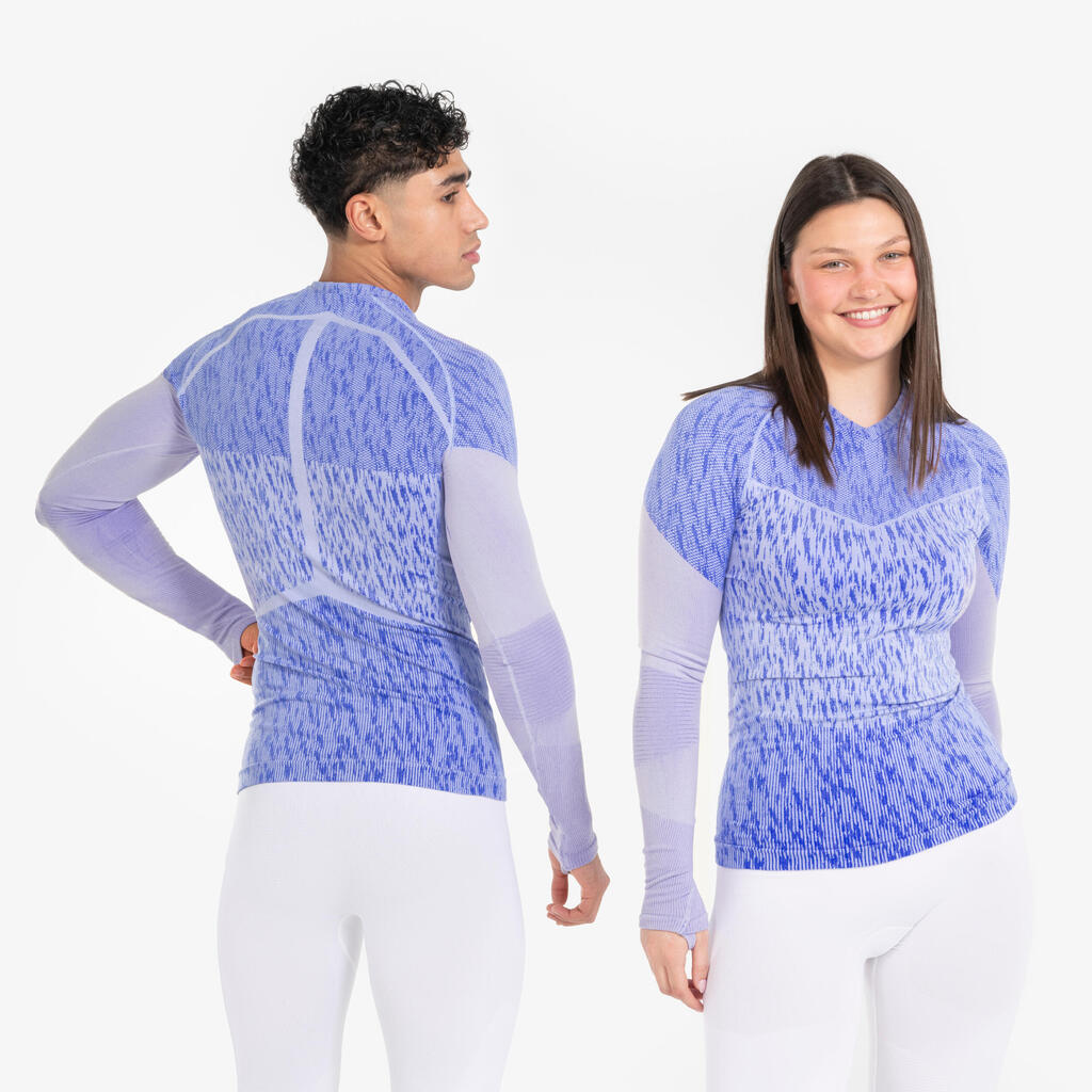 Adult Long-Sleeved Thermal Base Layer Top Keepdry - Green